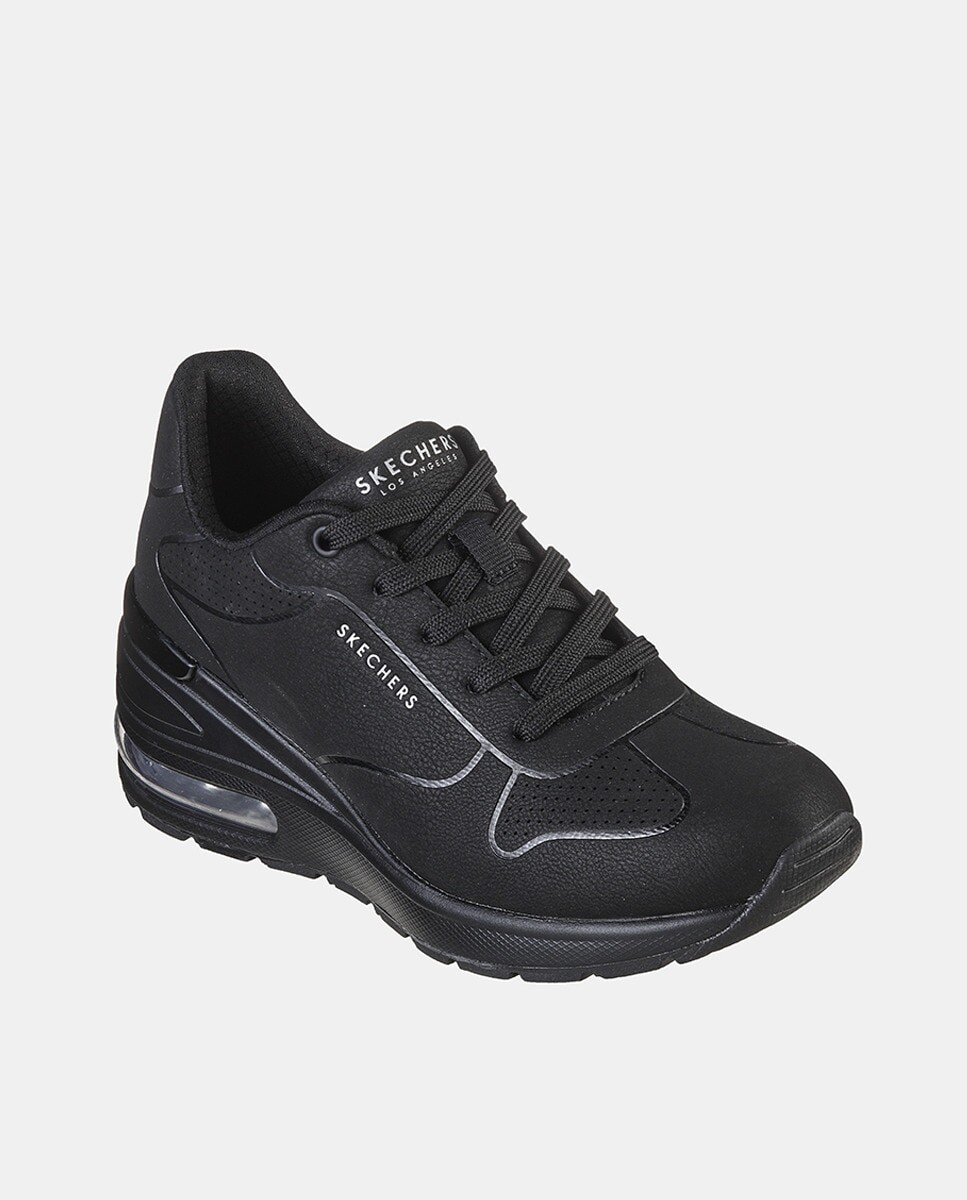 Женские кроссовки Uno Air на низкой танкетке и воздушной камере Skechers, черный
Женские кроссовки Uno Air на низкой танкетке и воздушной камере Skechers, черный