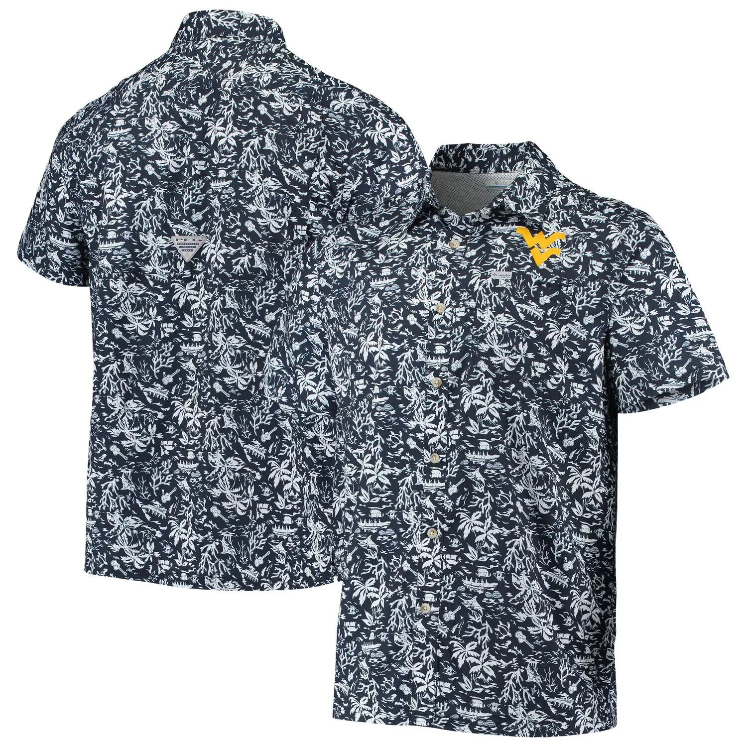 Мужская рубашка на пуговицах Columbia Navy West Virginia Mountaineers Super Slack Tide
Мужская рубашка на пуговицах Columbia Navy West Virginia Mountaineers Super Slack Tide