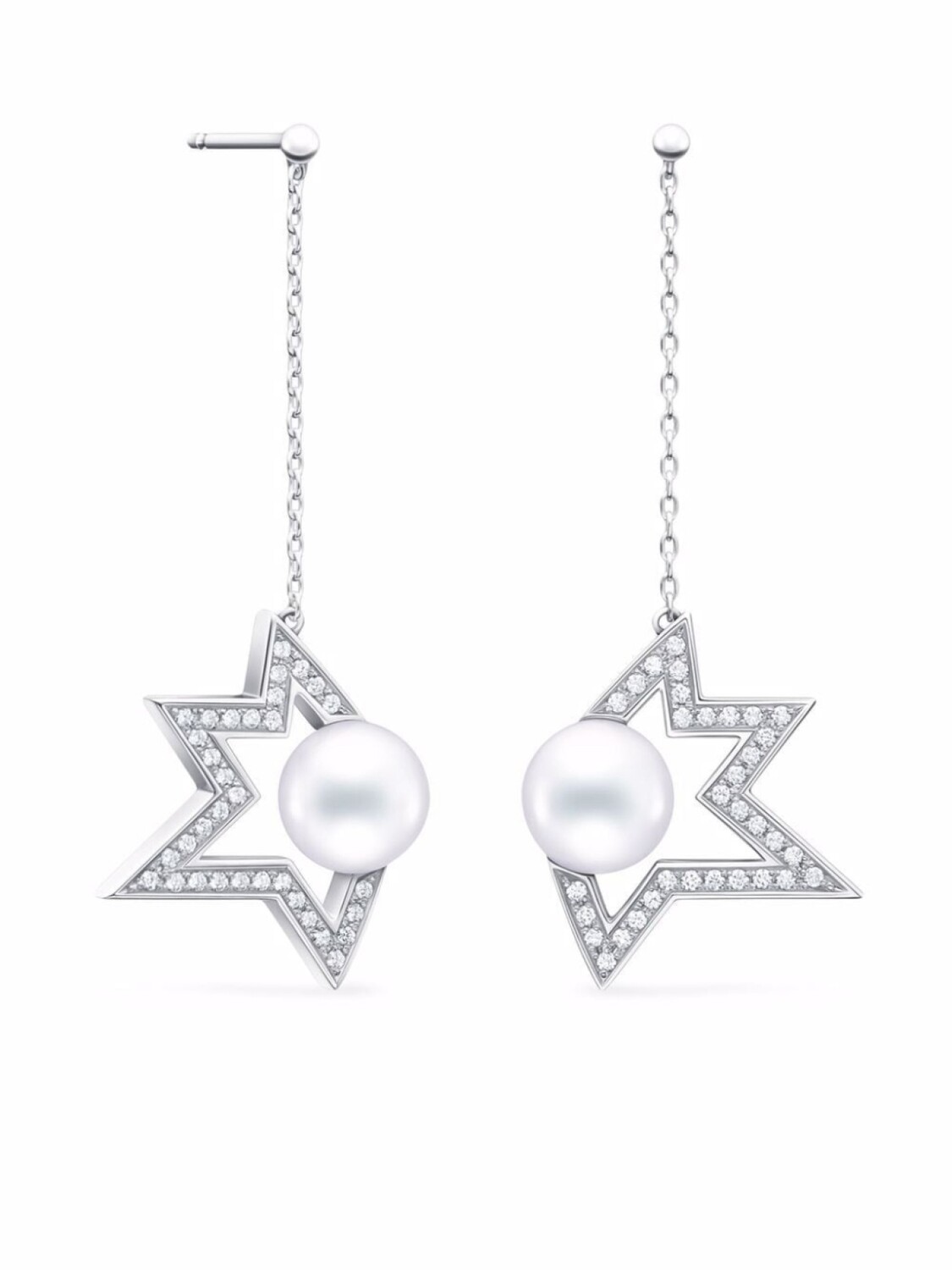 Серьги Collection Line Comet Plus из белого золота с бриллиантами TASAKI, серебряный
Серьги Collection Line Comet Plus из белого золота с бриллиантами TASAKI, серебряный