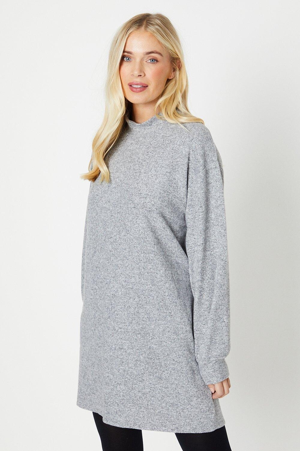Мини-платье Petite Soft Touch с высоким воротником и воротником-стойкой Dorothy Perkins, серый
Мини-платье Petite Soft Touch с высоким воротником и воротником-стойкой Dorothy Perkins, серый