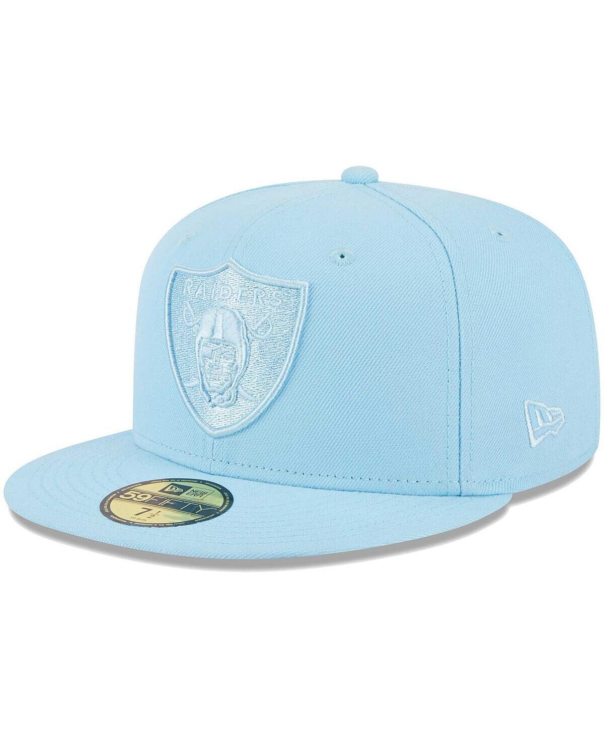 Мужская голубая приталенная шляпа Las Vegas Raiders Color Pack Brights 59FIFTY New Era
Мужская голубая приталенная шляпа Las Vegas Raiders Color Pack Brights 59FIFTY New Era