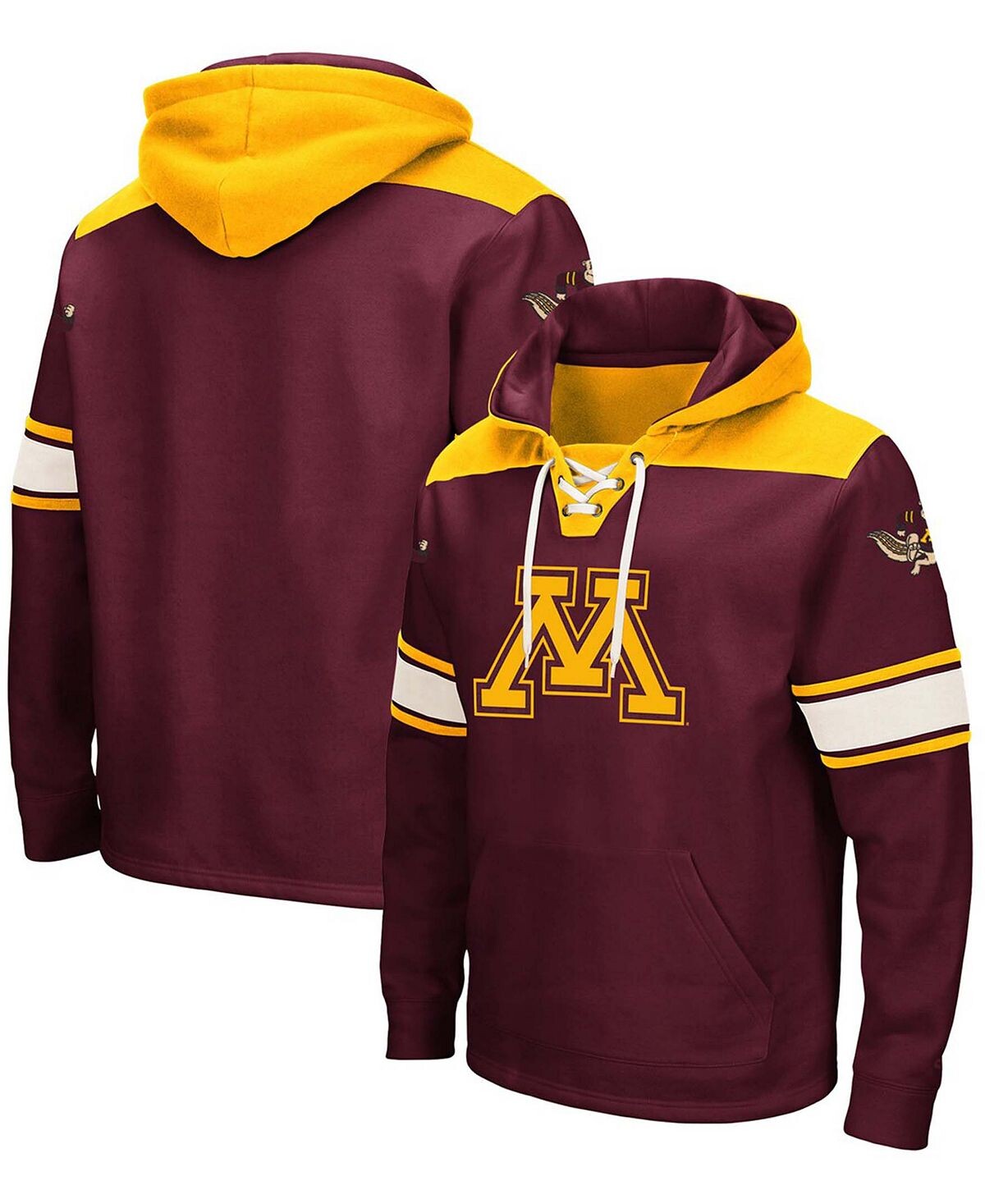 Мужской бордовый пуловер с капюшоном Minnesota Golden Gophers 2.0 на шнуровке Colosseum, Красный
Мужской бордовый пуловер с капюшоном Minnesota Golden Gophers 2.0 на шнуровке Colosseum, Красный