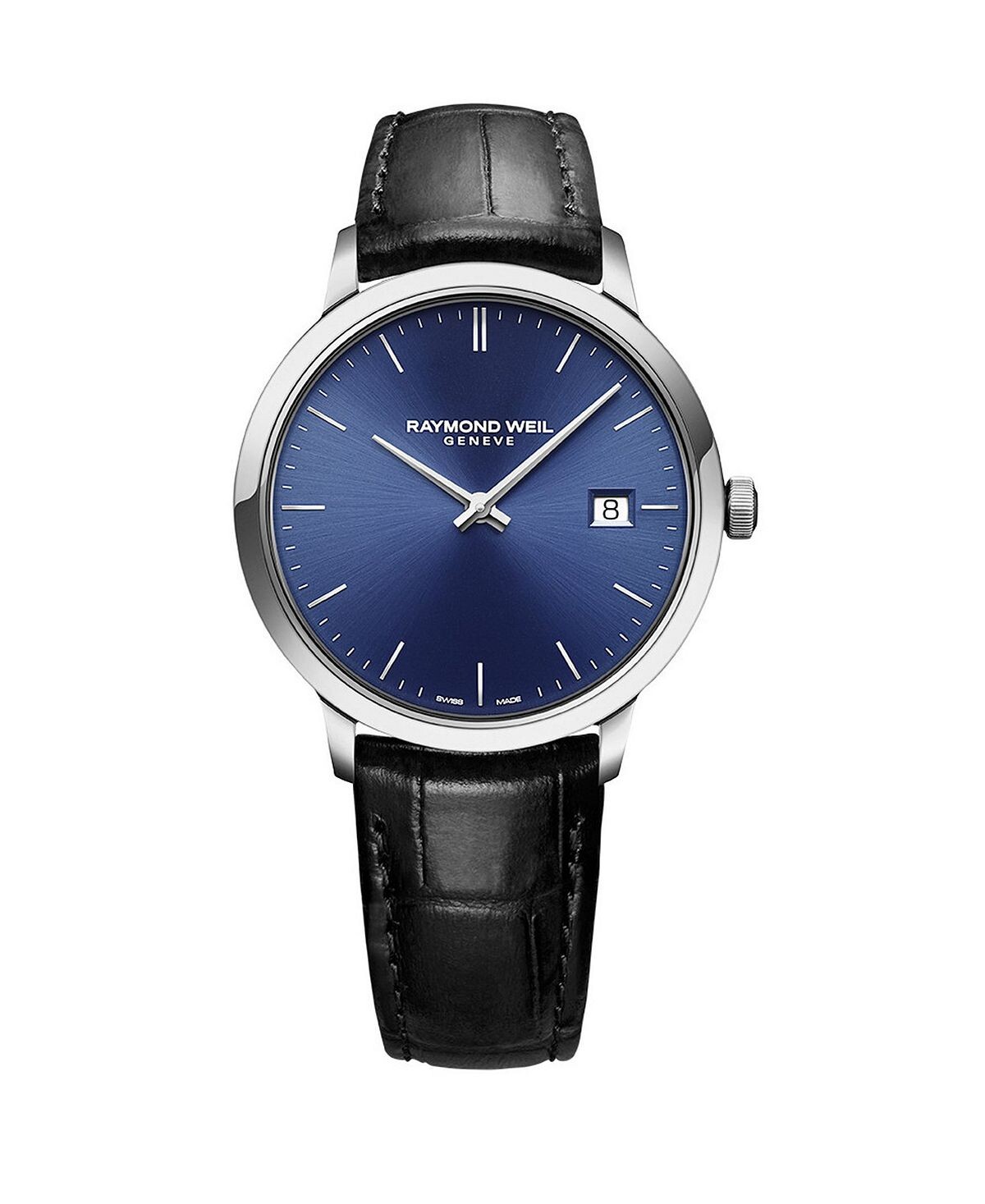 Мужские швейцарские часы Toccata с черным кожаным ремешком, 39 мм Raymond Weil
Мужские швейцарские часы Toccata с черным кожаным ремешком, 39 мм Raymond Weil