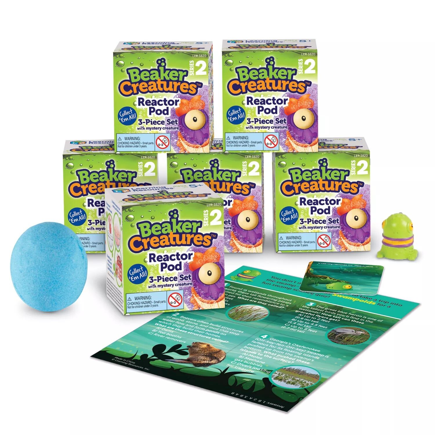Ресурсы для обучения Реакторные капсулы Beaker Creatures Series 2 (6 шт.) Learning Resources
Ресурсы для обучения Реакторные капсулы Beaker Creatures Series 2 (6 шт.) Learning Resources