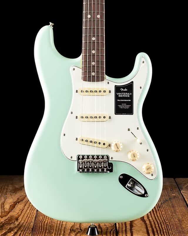 Электрогитара Fender Vintera II '70s Stratocaster - Surf Green - Free Shipping
Электрогитара Fender Vintera II '70s Stratocaster - Surf Green - Free Shipping