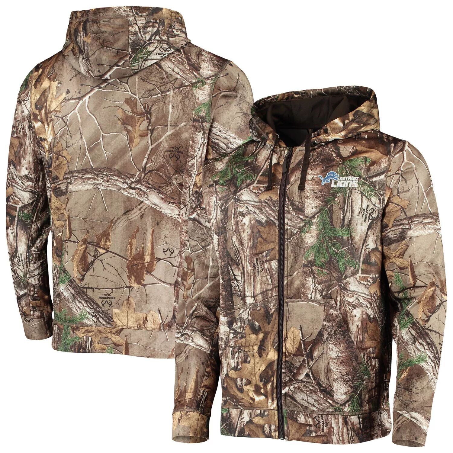 Мужская флисовая толстовка с молнией во всю длину Dunbrooke Realtree Camo Detroit Lions Trophy Tech
Мужская флисовая толстовка с молнией во всю длину Dunbrooke Realtree Camo Detroit Lions Trophy Tech
