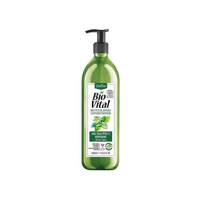 Кондиционер для волос Biovital Acondicionador Revitalizante Eucalipto y Menta Deba, 400 ml
Кондиционер для волос Biovital Acondicionador Revitalizante Eucalipto y Menta Deba, 400 ml