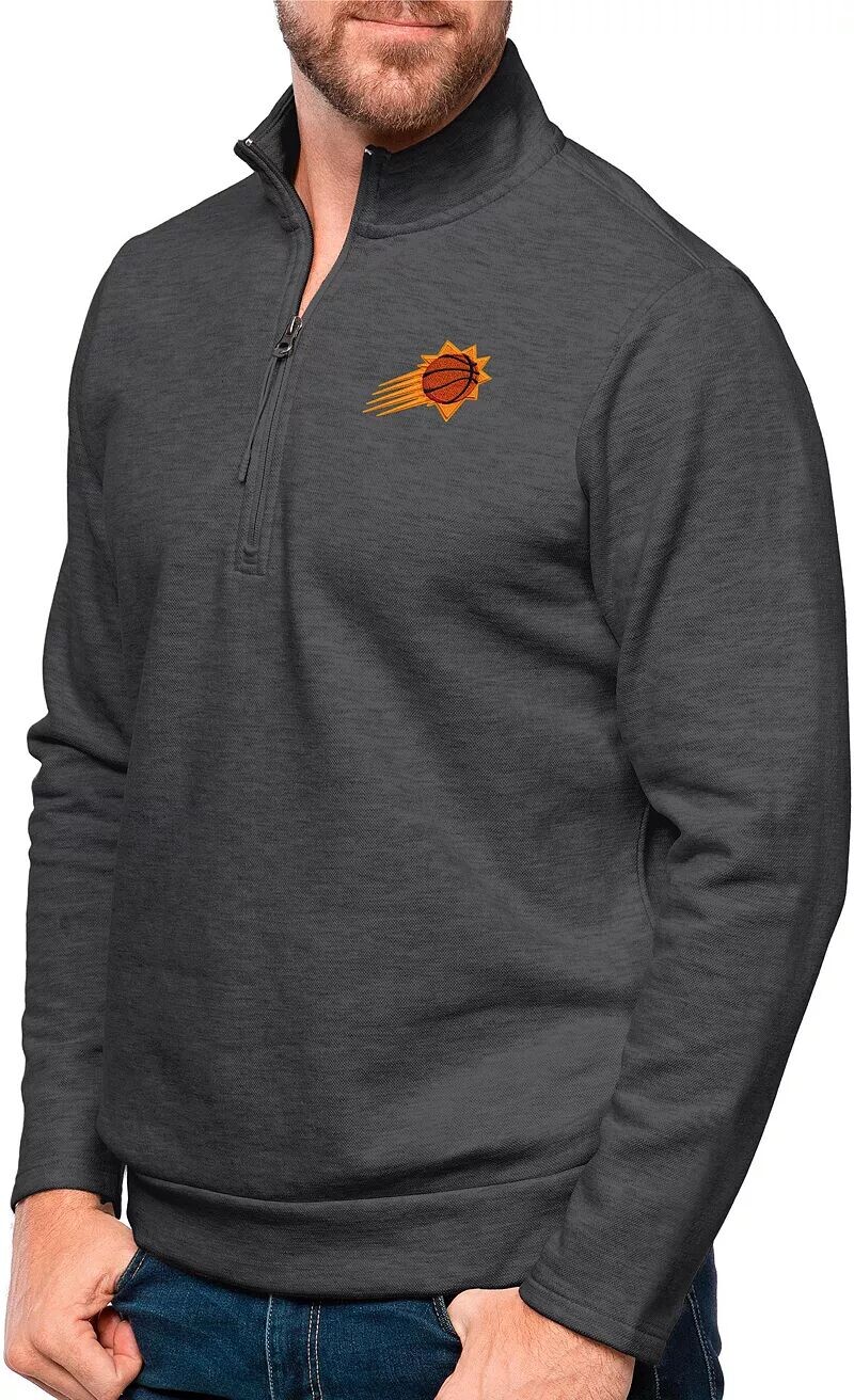 Мужской флисовый джемпер Antigua Phoenix Suns Charcoal Heather Gambit, молния ¼
Мужской флисовый джемпер Antigua Phoenix Suns Charcoal Heather Gambit, молния ¼