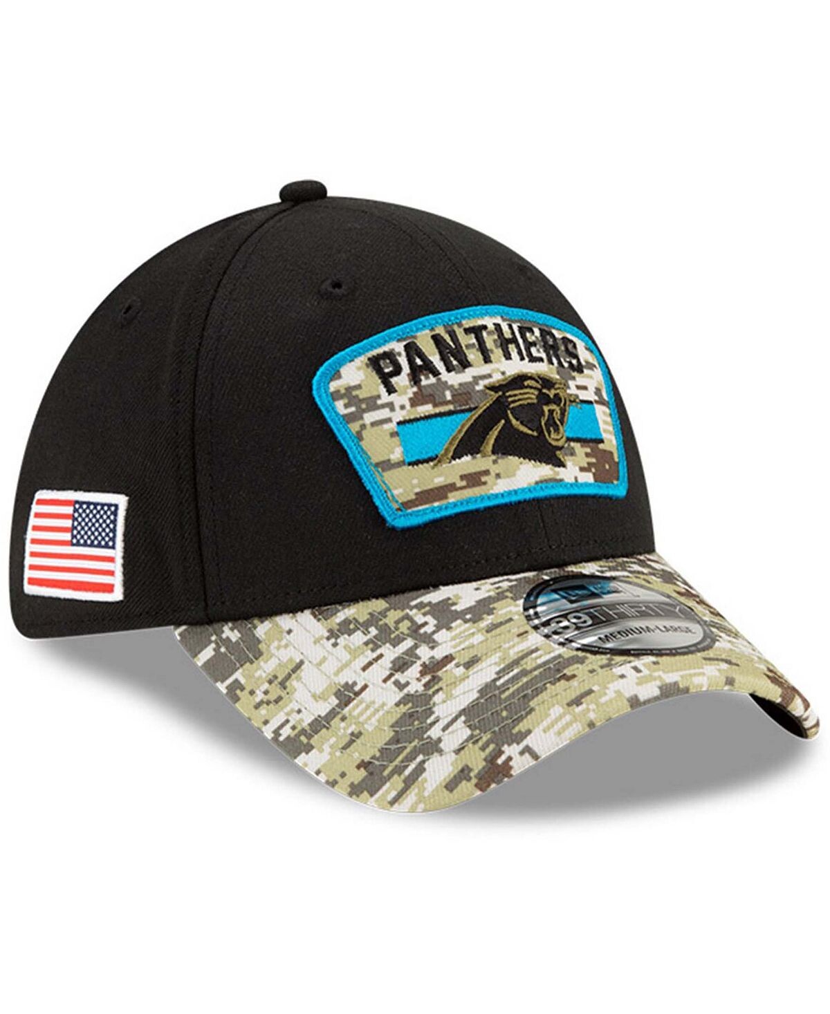 Мужская черная камуфляжная кепка Carolina Panthers 2021 Salute To Service 39THIRTY Flex Hat New Era
Мужская черная камуфляжная кепка Carolina Panthers 2021 Salute To Service 39THIRTY Flex Hat New Era