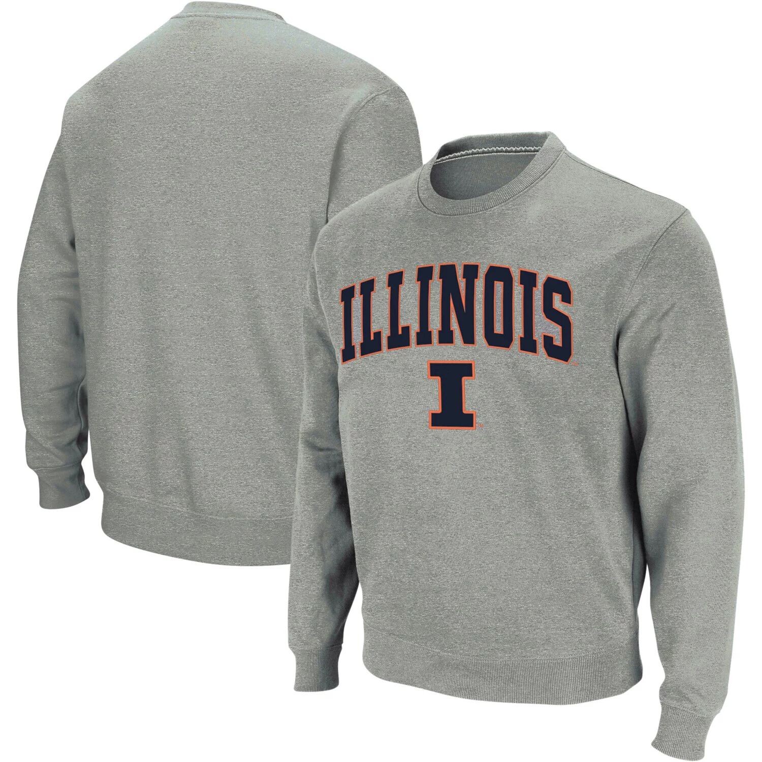 Мужской свитшот с круглым вырезом Heather Grey Illinois Fighting Illini Arch & Logo Colosseum
Мужской свитшот с круглым вырезом Heather Grey Illinois Fighting Illini Arch & Logo Colosseum