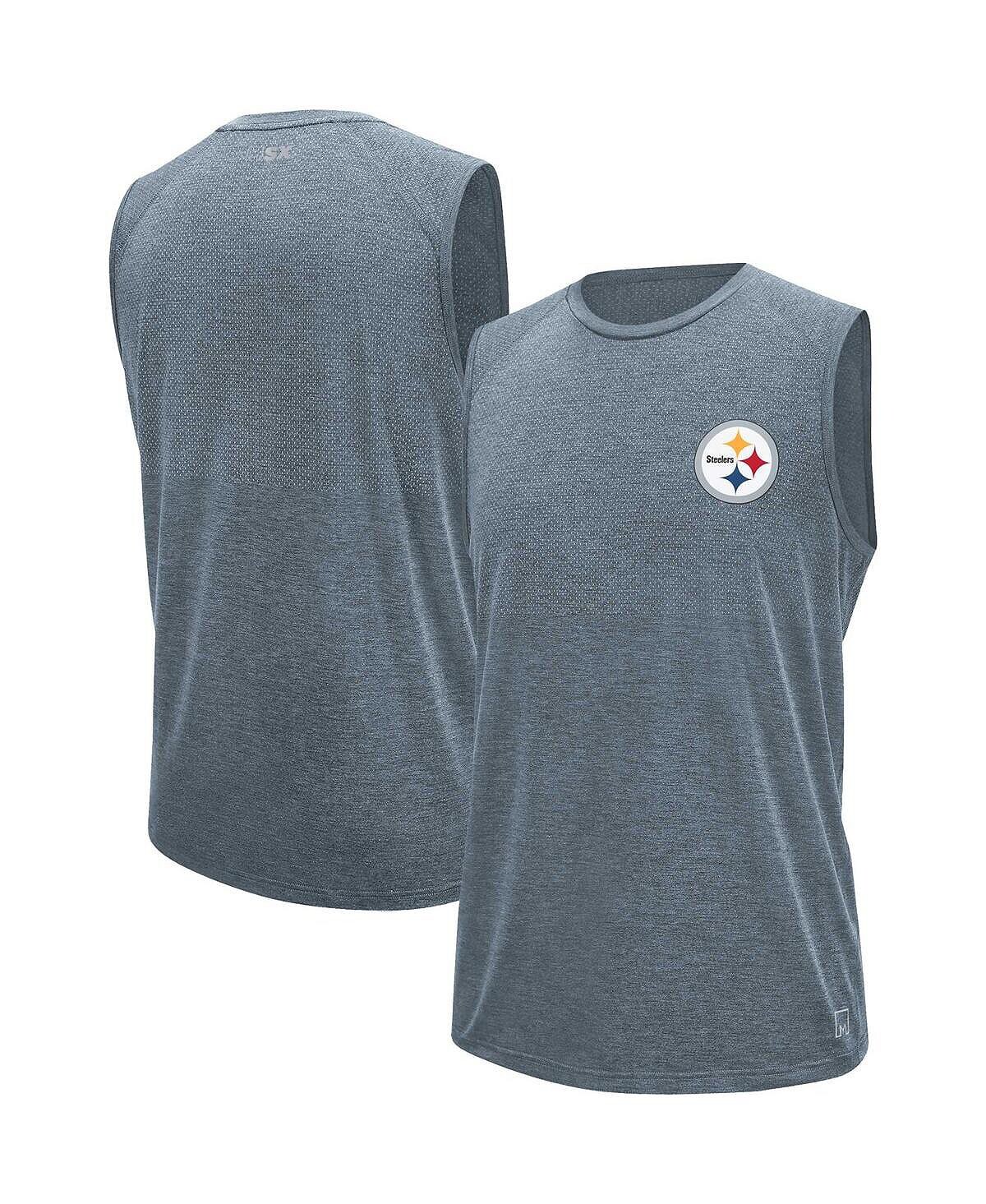 Мужская серая футболка без рукавов с разминкой Pittsburgh Steelers MSX by Michael Strahan
Мужская серая футболка без рукавов с разминкой Pittsburgh Steelers MSX by Michael Strahan