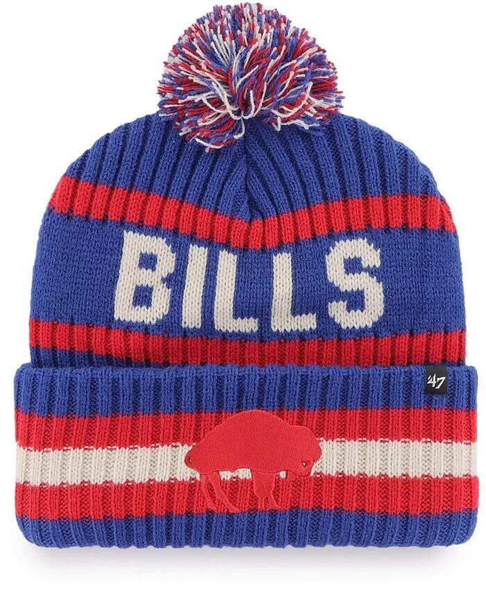Мужская вязаная шапка с манжетами и помпоном Royal Buffalo Bills Legacy Bering '47 Brand, синий
Мужская вязаная шапка с манжетами и помпоном Royal Buffalo Bills Legacy Bering '47 Brand, синий