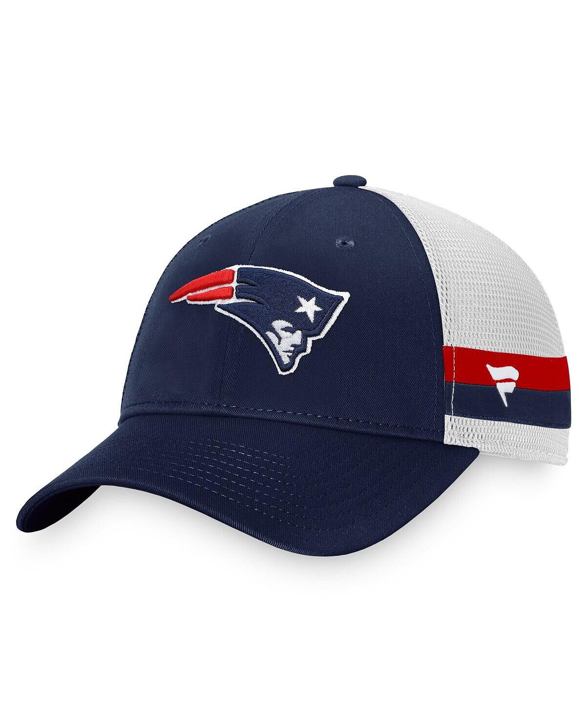 Мужская темно-белая фирменная кепка New England Patriots Iconic Team Trucker Snapback Fanatics
Мужская темно-белая фирменная кепка New England Patriots Iconic Team Trucker Snapback Fanatics