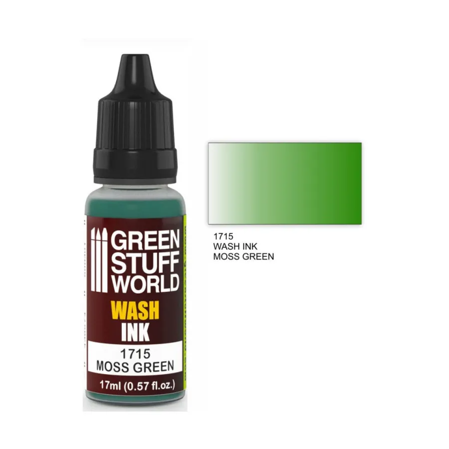 Промывочные чернила - Зеленый мох (17 мл), Paint - Inks & Dyes (Green Stuff World)
Промывочные чернила - Зеленый мох (17 мл), Paint - Inks & Dyes (Green Stuff World)