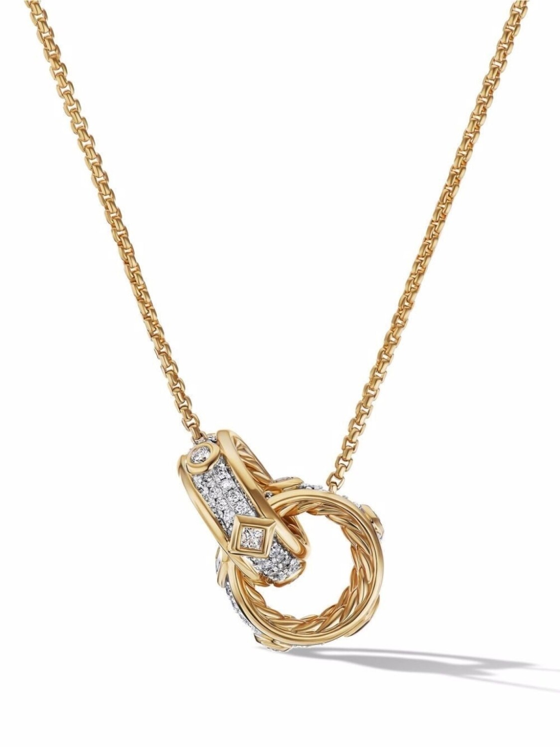 Колье Modern Renaissance из желтого золота с бриллиантами David Yurman, золотой
Колье Modern Renaissance из желтого золота с бриллиантами David Yurman, золотой