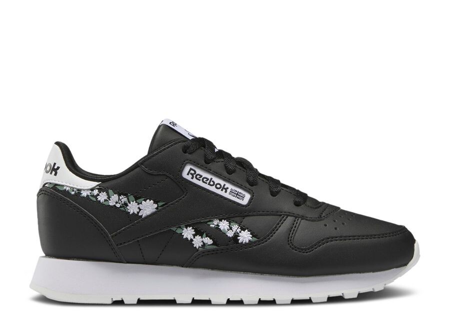 Кроссовки Reebok Classic Leather Big Kid, цвет Flower Crowns Black White
Кроссовки Reebok Classic Leather Big Kid, цвет Flower Crowns Black White