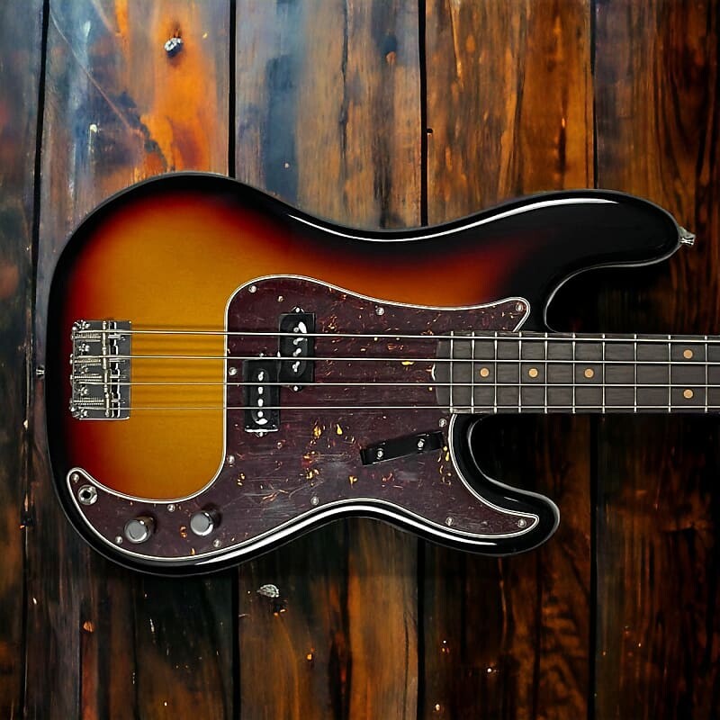 Басс гитара Fender AM Vintage II 1960 P-Bass, 3-Tone Sunburst / Rosewood.
Басс гитара Fender AM Vintage II 1960 P-Bass, 3-Tone Sunburst / Rosewood.