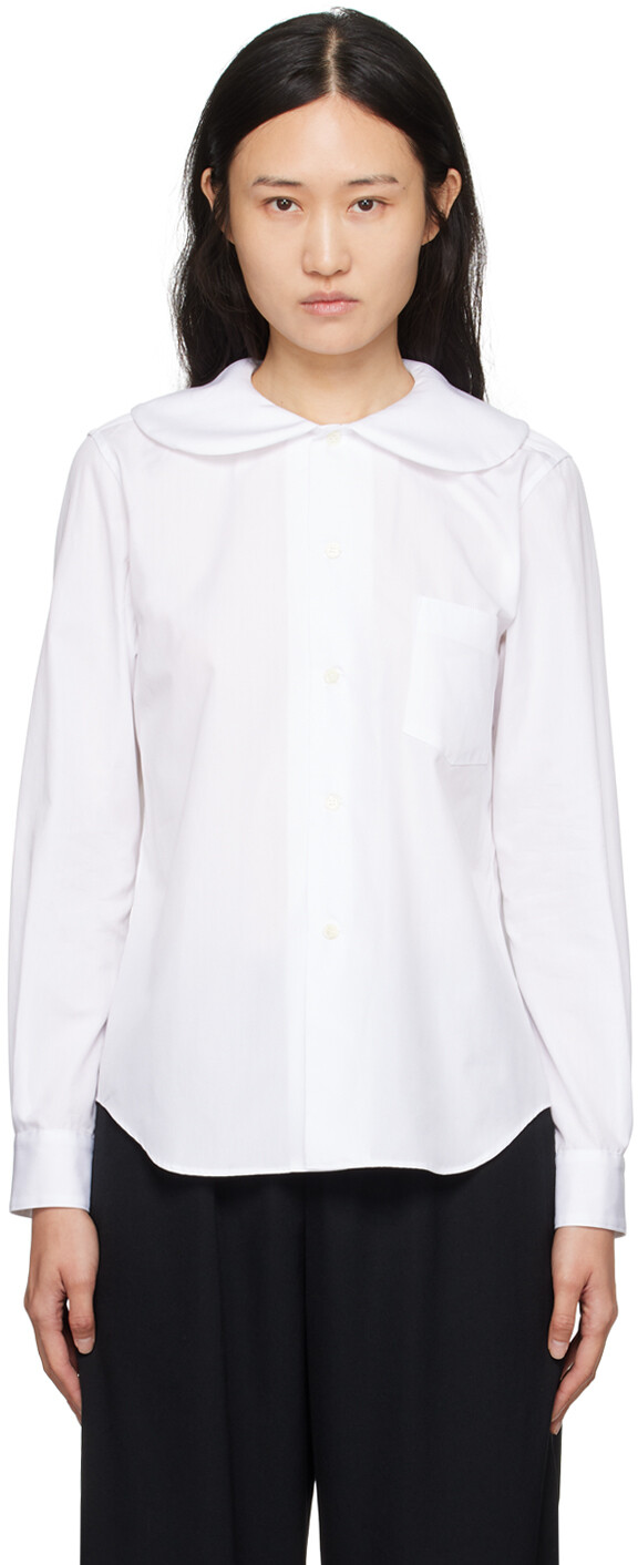 Comme des Garcons Девушка Белая Рубашка с воротником Питера Пэна Comme des Garçons
Comme des Garcons Девушка Белая Рубашка с воротником Питера Пэна Comme des Garçons
