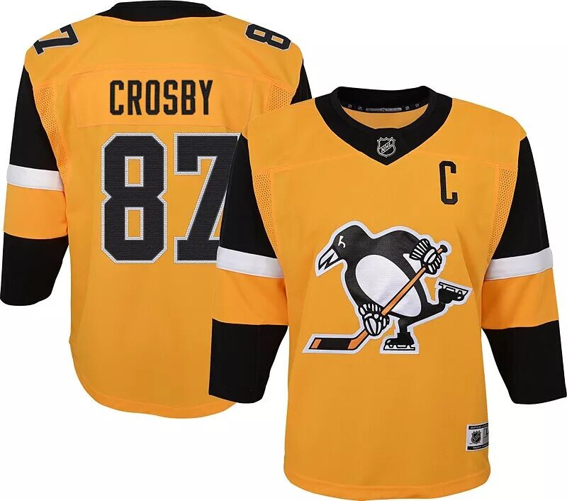 Молодежная футболка Nhl Питтсбург Пингвинз Сидни Кросби № 87, альтернативная футболка премиум-класса
Молодежная футболка Nhl Питтсбург Пингвинз Сидни Кросби № 87, альтернативная футболка премиум-класса