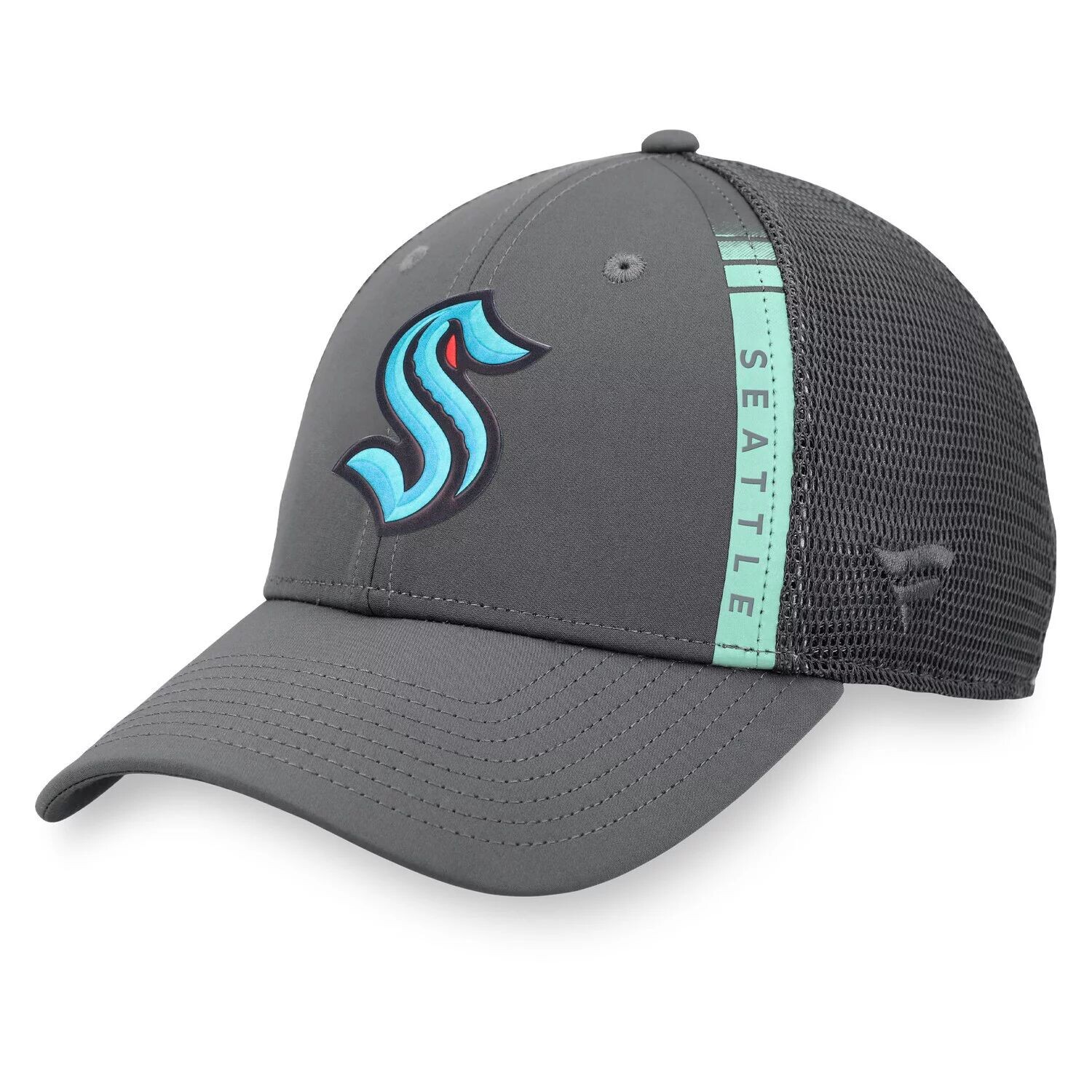 Мужская фирменная угольная шапка Fanatics Seattle Kraken Authentic Pro Home Ice Trucker Snapback Hat
Мужская фирменная угольная шапка Fanatics Seattle Kraken Authentic Pro Home Ice Trucker Snapback Hat