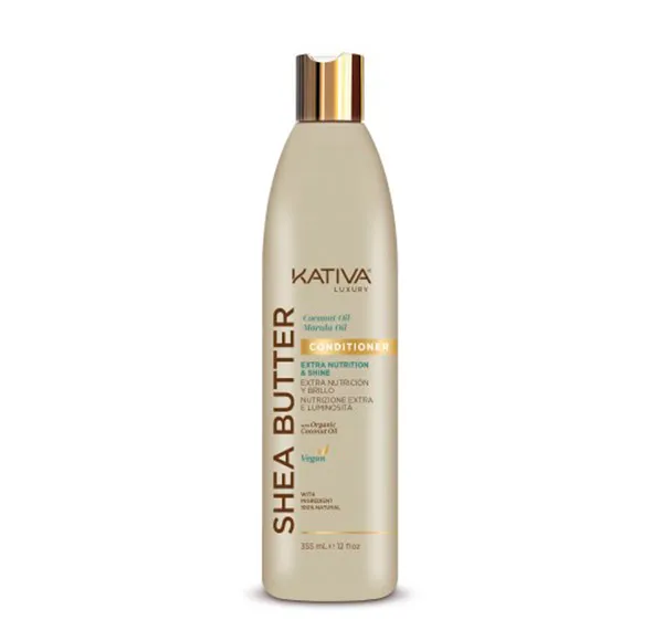 Дополнительный питательный кондиционер Shea Butter Extra Nutrition & Shine Kativa, 500 ml
Дополнительный питательный кондиционер Shea Butter Extra Nutrition & Shine Kativa, 500 ml