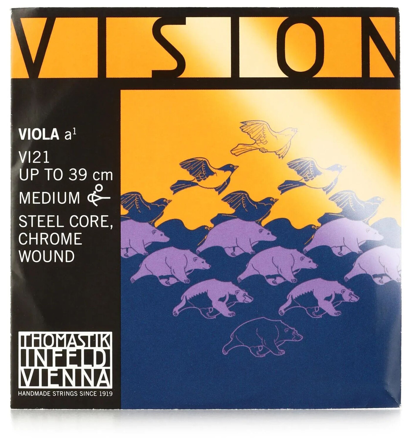 Thomastik-Infeld VI21 Vision Viola Струна A — размер 4/4, хромированная обмотка
Thomastik-Infeld VI21 Vision Viola Струна A — размер 4/4, хромированная обмотка