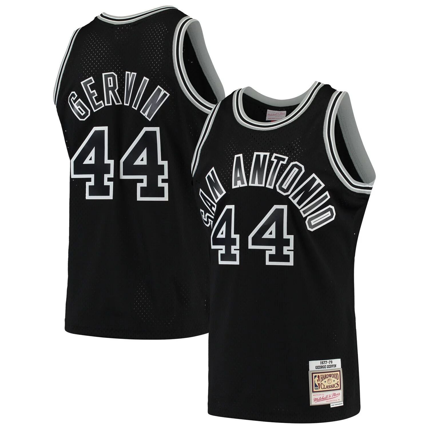 Мужская черная майка Mitchell & Ness George Gervin San Antonio Spurs 1977-78 Hardwood Classics Swingman Player
Мужская черная майка Mitchell & Ness George Gervin San Antonio Spurs 1977-78 Hardwood Classics Swingman Player