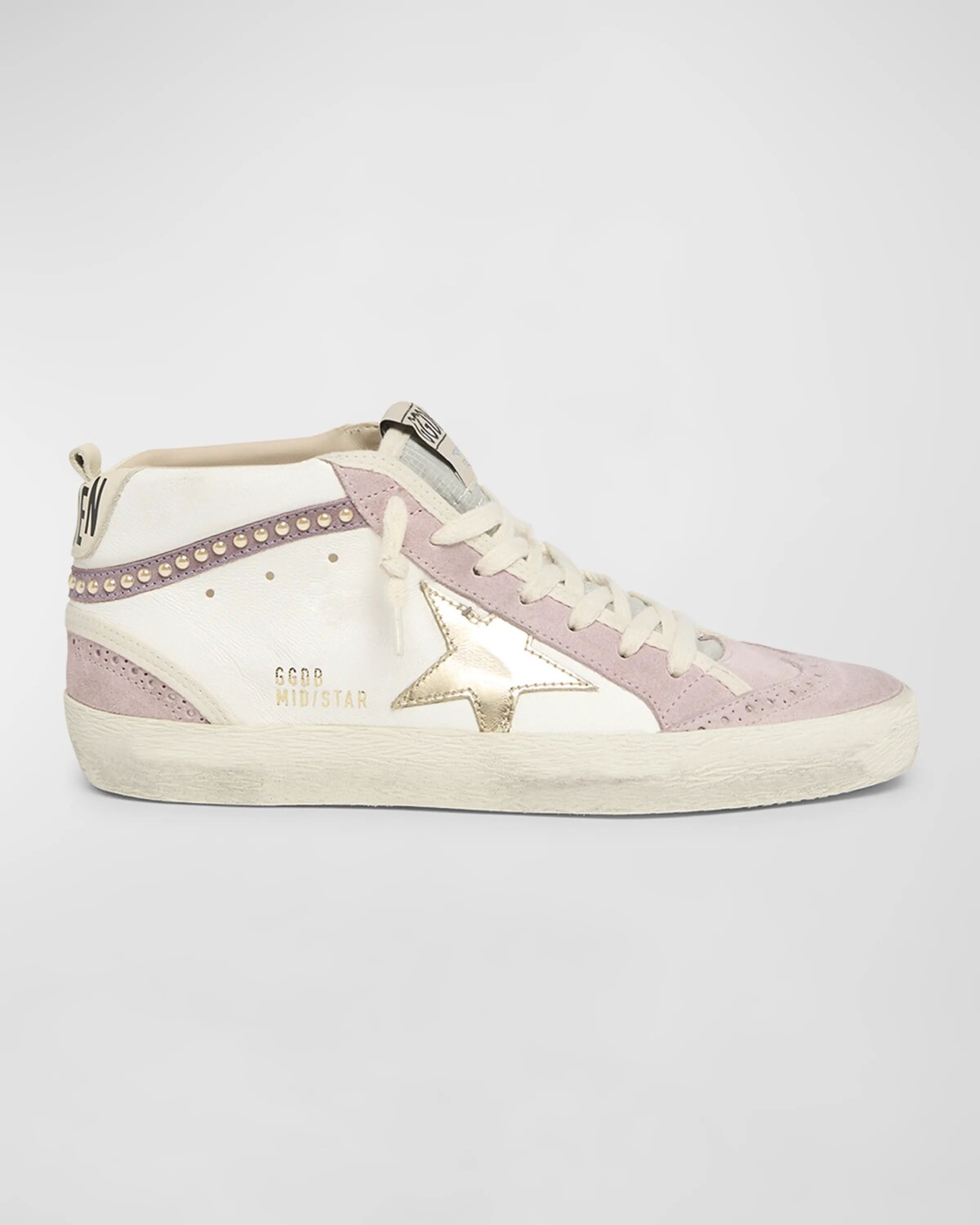 Кроссовки Midstar из смешанной кожи с жемчужным верхом Golden Goose, цвет Whiteantique Pinkgoldcream
Кроссовки Midstar из смешанной кожи с жемчужным верхом Golden Goose, цвет Whiteantique Pinkgoldcream