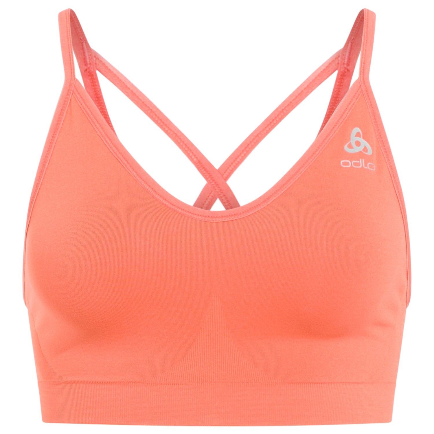 Спортивный бюстгальтер Odlo Women's Sports Bra Seamless Soft, цвет Living Coral/Grey Melange
Спортивный бюстгальтер Odlo Women's Sports Bra Seamless Soft, цвет Living Coral/Grey Melange