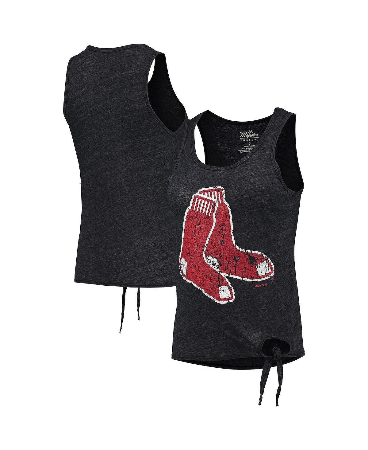 Женская майка с нитками темно-синего цвета Boston Red Sox с овальным вырезом и завязками по бокам, футболка Tri-Blend Majestic, темно-синий
Женская майка с нитками темно-синего цвета Boston Red Sox с овальным вырезом и завязками по бокам, футболка Tri-Blend Majestic, темно-синий