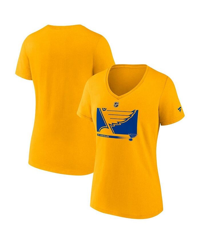 Женская футболка с v-образным вырезом и v-образным вырезом с логотипом Gold St. Louis Blues Authentic Pro Core Collection Fanatics, золото
Женская футболка с v-образным вырезом и v-образным вырезом с логотипом Gold St. Louis Blues Authentic Pro Core Collection Fanatics, золото