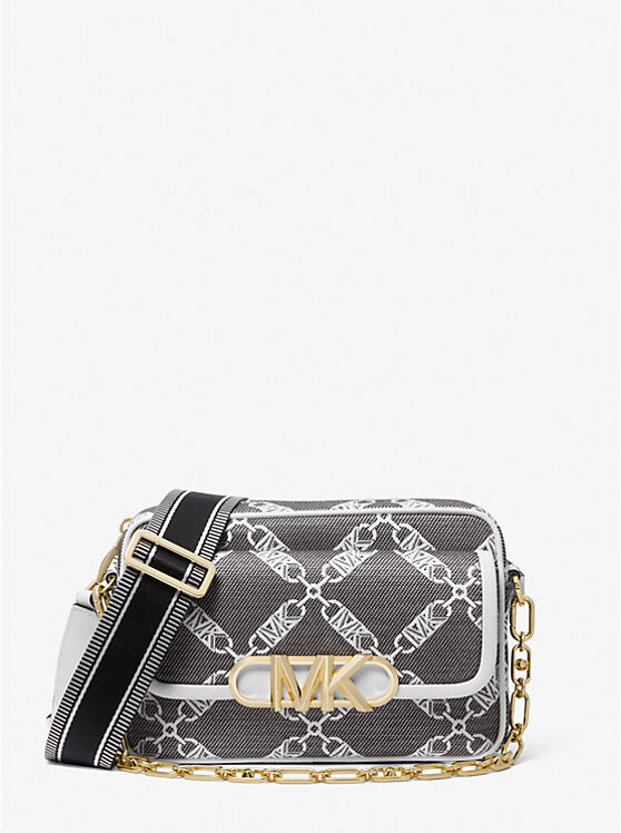 Жаккардовая сумка через плечо Parker Empire с логотипом среднего размера Michael Kors, черный
Жаккардовая сумка через плечо Parker Empire с логотипом среднего размера Michael Kors, черный