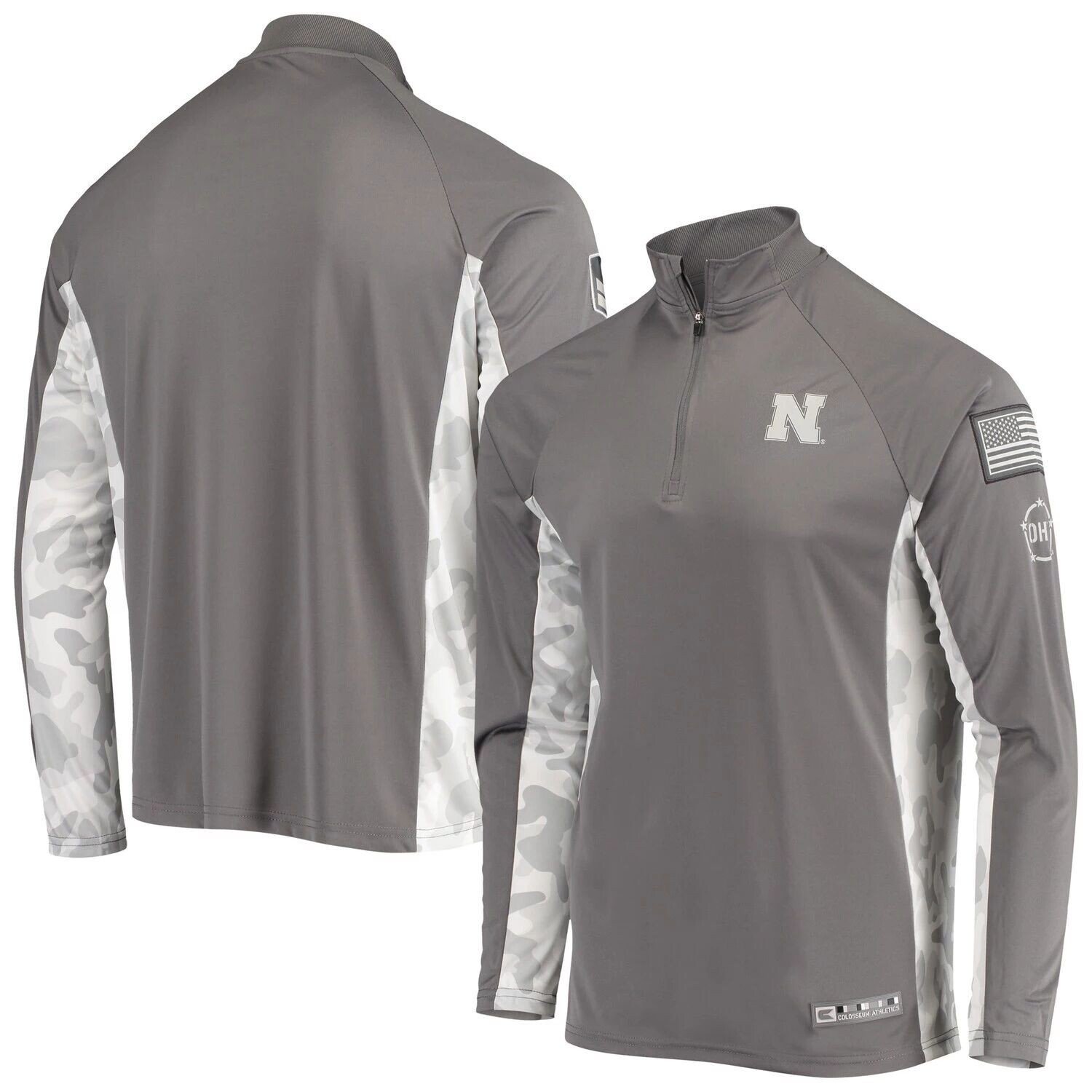 Мужская серая/камуфляжная куртка Nebraska Huskers OHT Military Appreciation Swoop с молнией четверть Colosseum, Серый
Мужская серая/камуфляжная куртка Nebraska Huskers OHT Military Appreciation Swoop с молнией четверть Colosseum, Серый