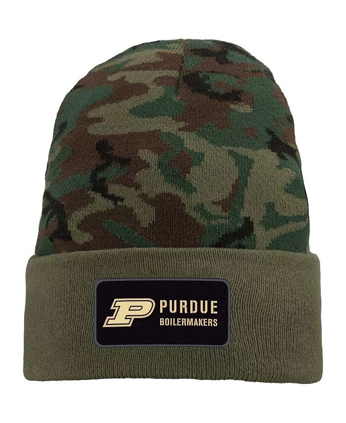 Мужская камуфляжная вязаная шапка Purdue Boilermakers в военном стиле с манжетами Nike, зеленый
Мужская камуфляжная вязаная шапка Purdue Boilermakers в военном стиле с манжетами Nike, зеленый