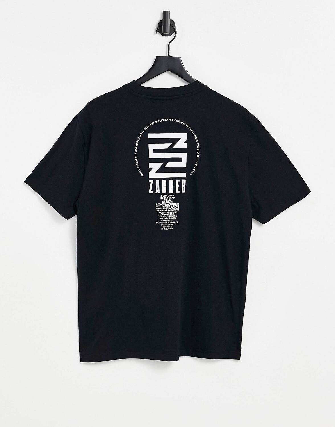 Свободная футболка черного цвета из хлопка с принтом \"Город Загреб\" ASOS DESIGN на спине - BLACK, Черный
Свободная футболка черного цвета из хлопка с принтом \"Город Загреб\" ASOS DESIGN на спине - BLACK, Черный