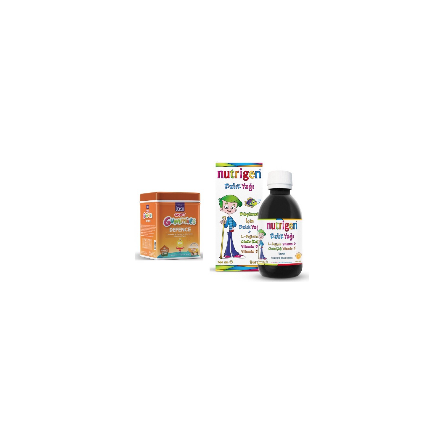Orzax Smart Gummies for Kids Defense 64 жевательные таблетки + сироп с рыбьим жиром для детей 200 мл
Orzax Smart Gummies for Kids Defense 64 жевательные таблетки + сироп с рыбьим жиром для детей 200 мл