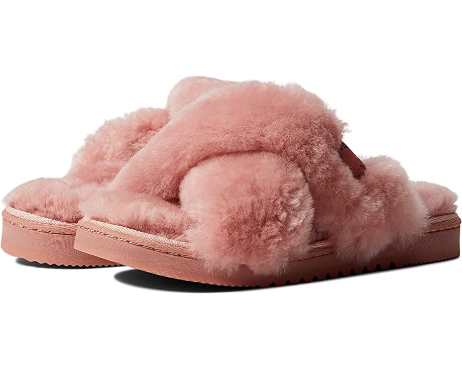 Слипперы New Castle Genuine Shearling Cross Band Slide FIRESIDE by Dearfoams, розовый бисквит
Слипперы New Castle Genuine Shearling Cross Band Slide FIRESIDE by Dearfoams, розовый бисквит