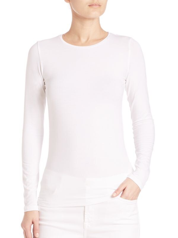 Футболка soft touch с круглым вырезом и длинными рукавами Majestic Filatures Blanc
Футболка soft touch с круглым вырезом и длинными рукавами Majestic Filatures Blanc