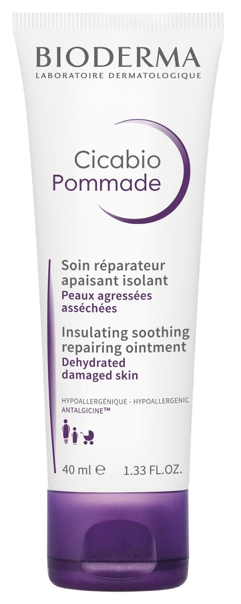 Bioderma, Cicabio Pommade, восстанавливающий и успокаивающий защитный препарат, 40 мл
Bioderma, Cicabio Pommade, восстанавливающий и успокаивающий защитный препарат, 40 мл