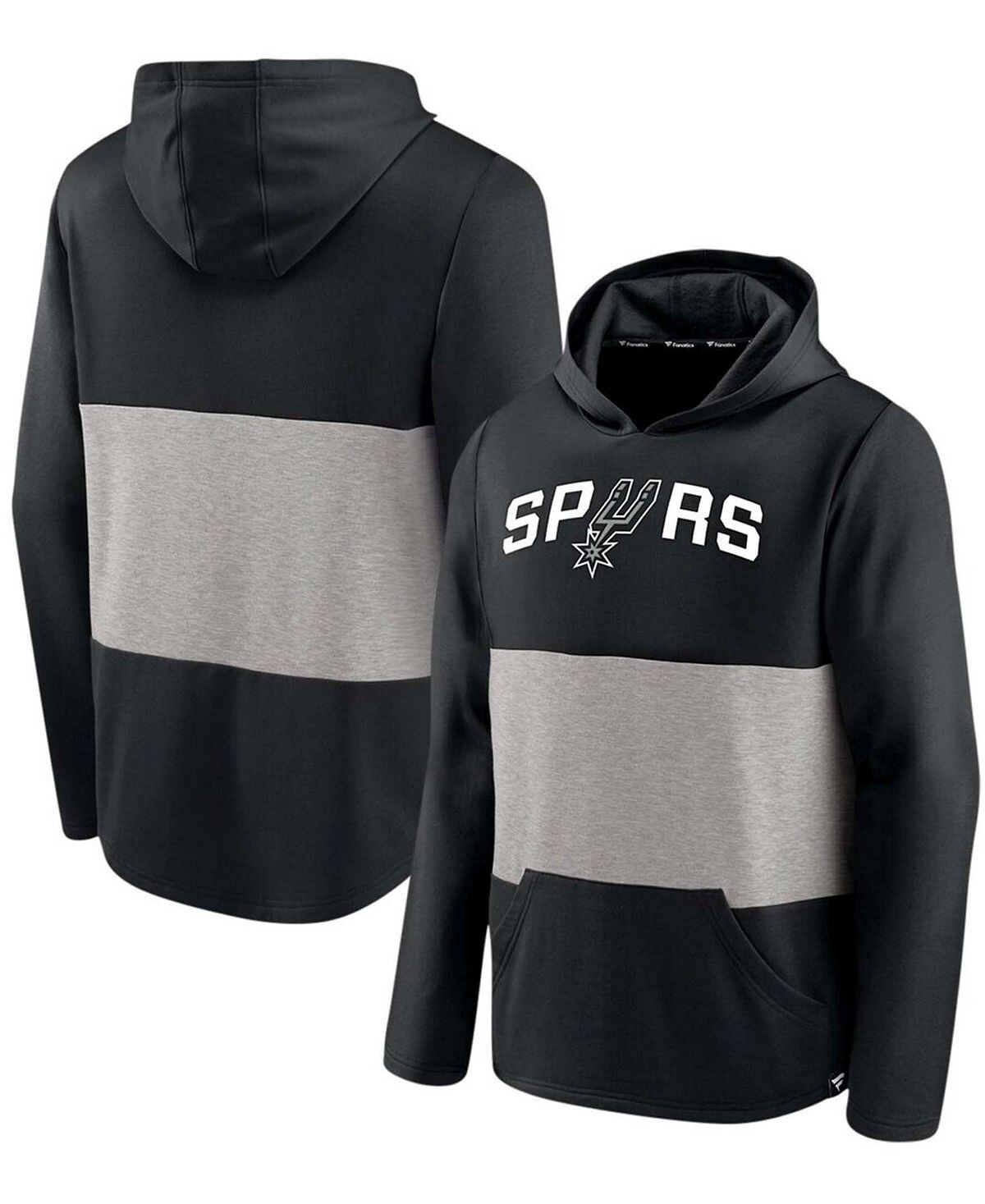 Мужская черная и серая толстовка с капюшоном san antonio spurs linear logo с цветными блоками tri-blend Fanatics, мульти
Мужская черная и серая толстовка с капюшоном san antonio spurs linear logo с цветными блоками tri-blend Fanatics, мульти
