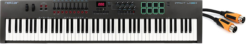 Комплект 88-клавишного контроллера Nektar Impact LX88+ с MIDI-кабелем Roland RMIDI-B5 Black Series — 5 футов Nektar + Roland LX88+=1 RMIDI-B5=1
Комплект 88-клавишного контроллера Nektar Impact LX88+ с MIDI-кабелем Roland RMIDI-B5 Black Series — 5 футов Nektar + Roland LX88+=1 RMIDI-B5=1
