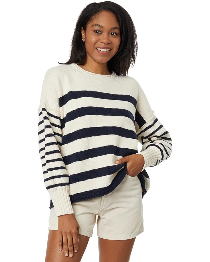 Свитер Madewell Conway Pullover Sweater in Mixed Stripe, цвет Antique Cream/Indigo
Свитер Madewell Conway Pullover Sweater in Mixed Stripe, цвет Antique Cream/Indigo