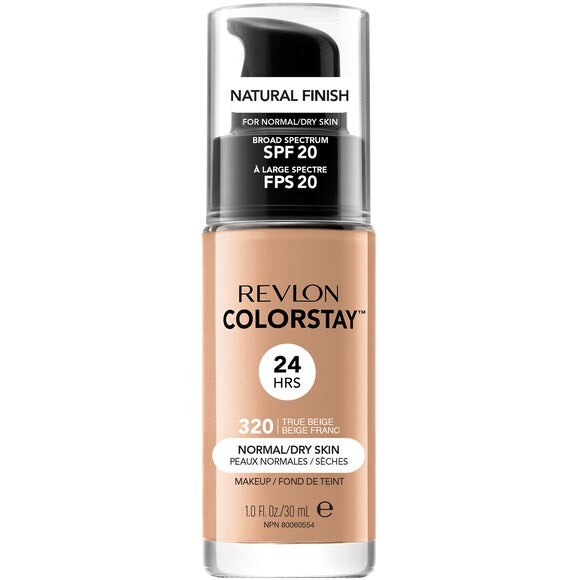 Revlon ColorStay Makeup for Normal/Dry Skin Foundation SPF20 для нормальной и сухой кожи 320 True Beige 30 мл
Revlon ColorStay Makeup for Normal/Dry Skin Foundation SPF20 для нормальной и сухой кожи 320 True Beige 30 мл