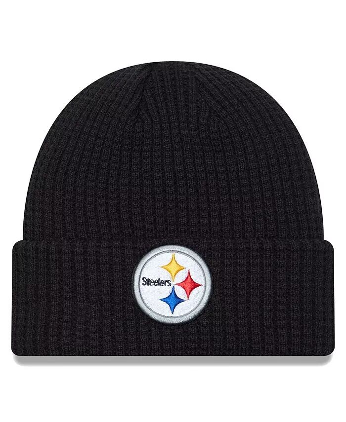 Мужская черная вязаная шапка Pittsburgh Steelers Prime с манжетами New Era, черный
Мужская черная вязаная шапка Pittsburgh Steelers Prime с манжетами New Era, черный