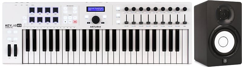 Arturia KeyLab Essential 49 49-клавишный контроллер клавиатуры в комплекте с 5-дюймовым активным студийным монитором Yamaha HS5 Yamaha + Arturia HS5=1 230521=1
Arturia KeyLab Essential 49 49-клавишный контроллер клавиатуры в комплекте с 5-дюймовым активным студийным монитором Yamaha HS5 Yamaha + Arturia HS5=1 230521=1