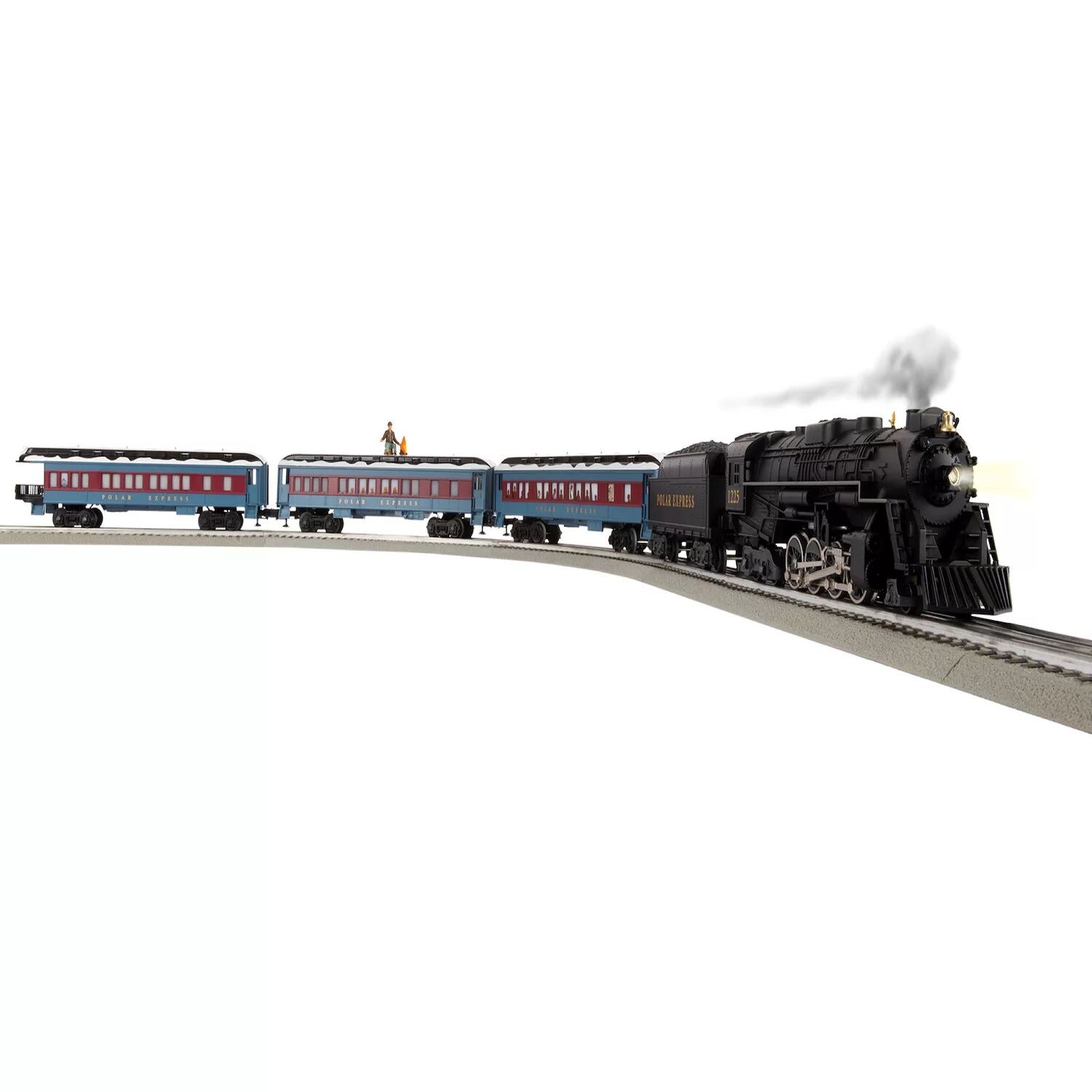 Комплект электропоезда Polar Express 5.0 с автомобилем-бродягой Licensed Character
Комплект электропоезда Polar Express 5.0 с автомобилем-бродягой Licensed Character