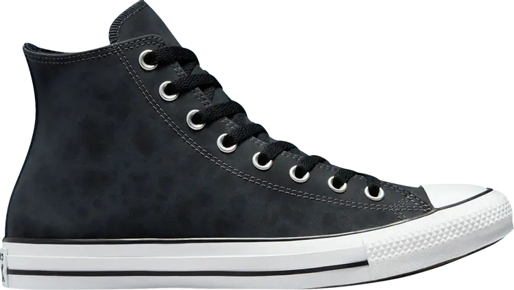 Кроссовки Converse Chuck Taylor All Star Distressed Leather High Dark Smoke Grey Black, черный 
Кроссовки Converse Chuck Taylor All Star Distressed Leather High Dark Smoke Grey Black, черный