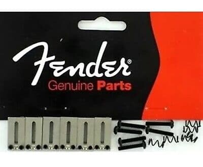 Седла Fender American Standard Stratocaster/Telecaster (6) — матовый хром 099-0840-000 American Standard Stratocaster/Telecaster Saddles (6)
Седла Fender American Standard Stratocaster/Telecaster (6) — матовый хром 099-0840-000 American Standard Stratocaster/Telecaster Saddles (6)