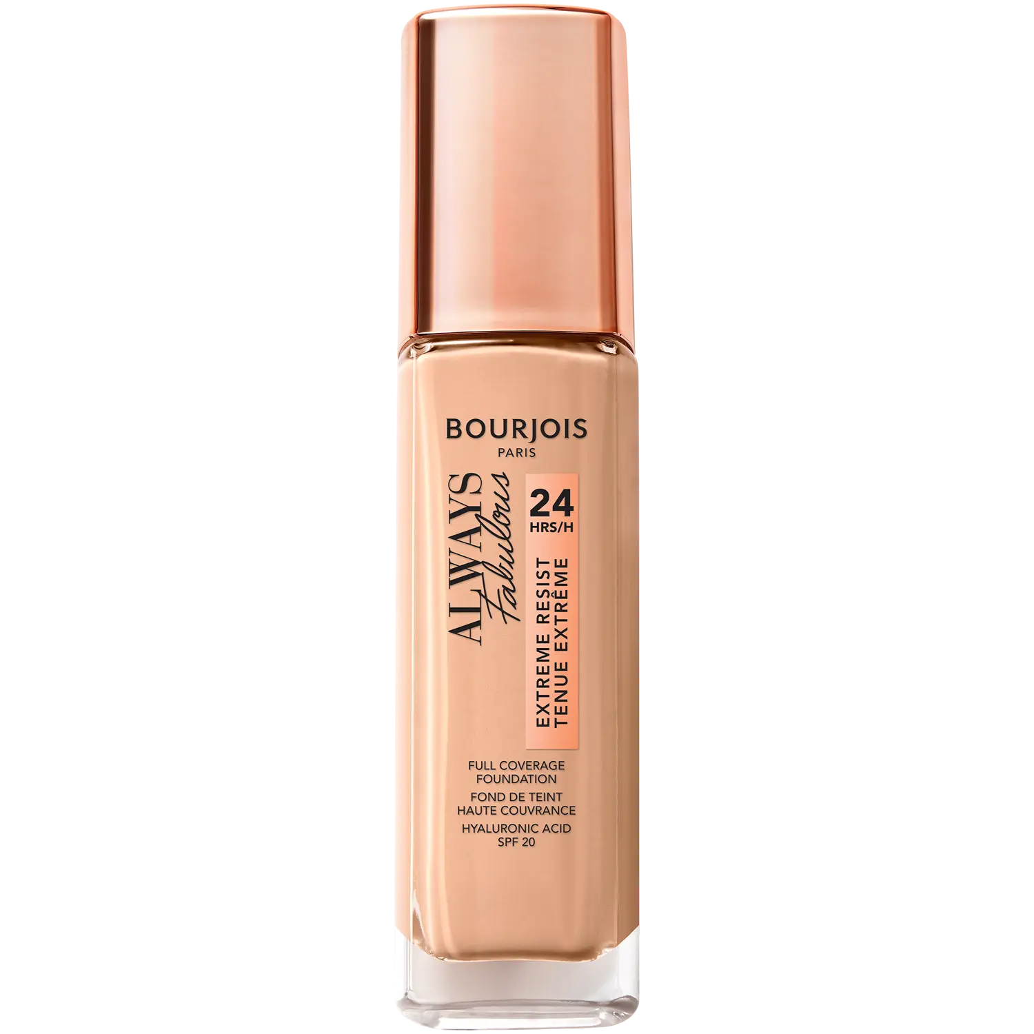 Покрывающая и увлажняющая основа 100 розовая слоновая кость Bourjois Always Fabulous, 30 мл
Покрывающая и увлажняющая основа 100 розовая слоновая кость Bourjois Always Fabulous, 30 мл