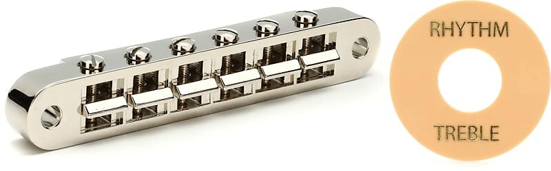 Аксессуары Gibson Nashville Tune-O-Matic Bridge w/Full Assembly – Никелевый комплект с аксессуарами Gibson Шайба тумблера – кремового цвета с золотым оттиском Gibson Accessories PBBR-045=1 PRWA-030=1
Аксессуары Gibson Nashville Tune-O-Matic Bridge w/Full Assembly – Никелевый комплект с аксессуарами Gibson Шайба тумблера – кремового цвета с золотым оттиском Gibson Accessories PBBR-045=1 PRWA-030=1